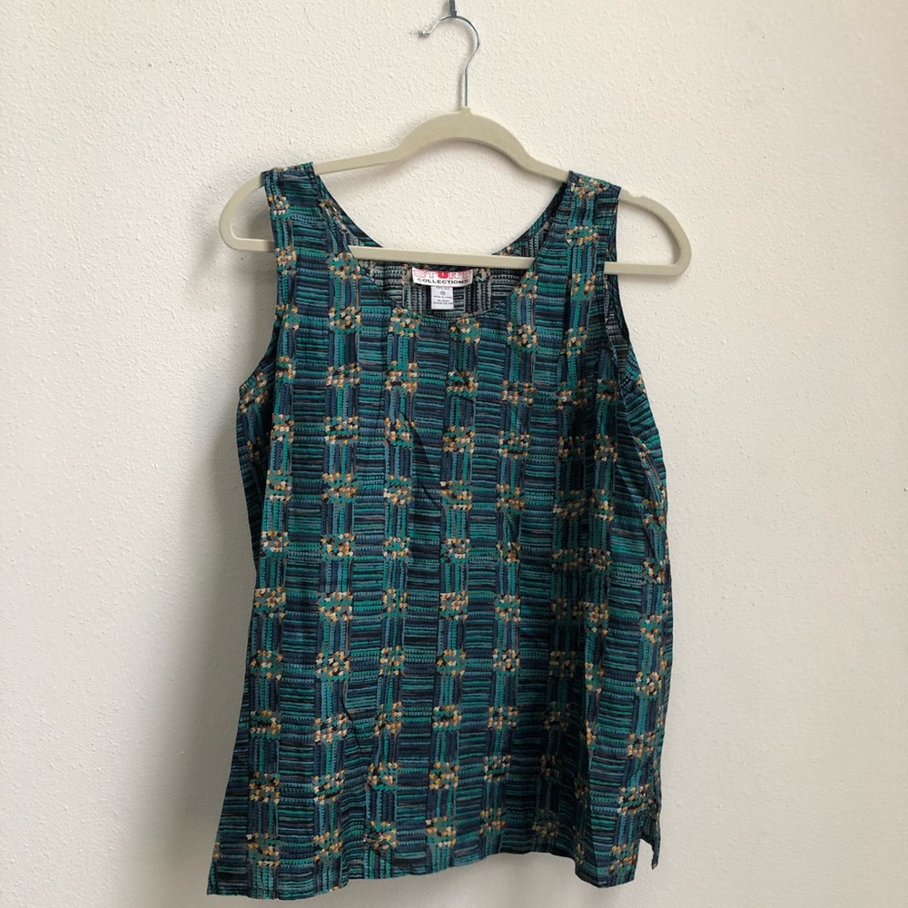 Vintage silk tank top - Picture 7 of 8